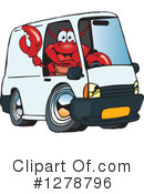 Lobster Clipart #1278796 by Dennis Holmes Designs