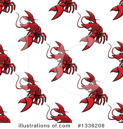 Royalty-Free (RF) Lobster Clipart Illustration by Vector Tradition SM - Stock Sample #1336208