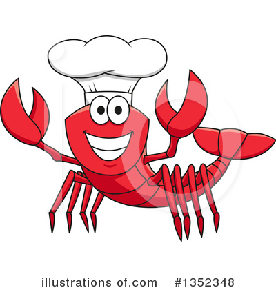 Lobster Clipart #1352348 by Vector Tradition SM