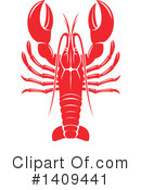 Lobster Clipart #1409441 by Vector Tradition SM