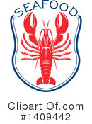 Lobster Clipart #1409442 by Vector Tradition SM