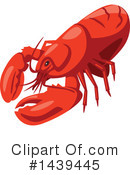 Lobster Clipart #1439445 by Vector Tradition SM