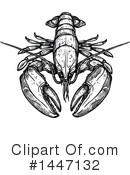 Lobster Clipart #1447132 by Vector Tradition SM