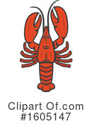 Lobster Clipart #1605147 by Vector Tradition SM