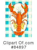 Lobster Clipart #84897 by Maria Bell