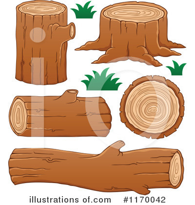 Tree Stump Clipart #1170042 by visekart