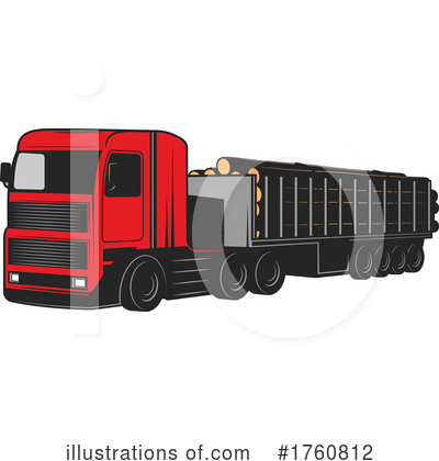 Truck Clipart #1760812 by Vector Tradition SM