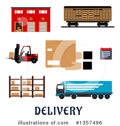Royalty-Free (RF) Logistics Clipart Illustration by Vector Tradition SM - Stock Sample #1357496