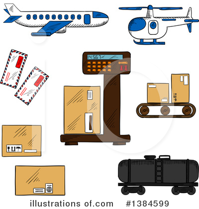 Royalty-Free (RF) Logistics Clipart Illustration by Vector Tradition SM - Stock Sample #1384599