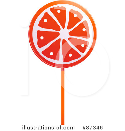 Royalty-Free (RF) Lollipop Clipart Illustration by elaineitalia - Stock Sample #87346