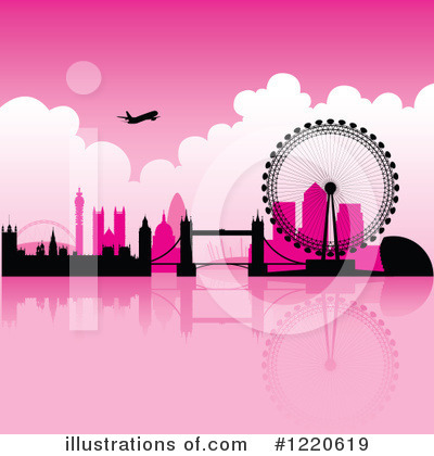 London Skyline Clipart #1220619 by cidepix