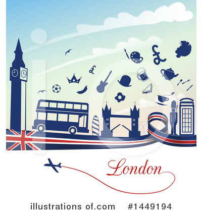 London Clipart #1449194 by Domenico Condello