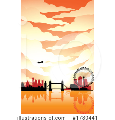 London Skyline Clipart #1780441 by cidepix