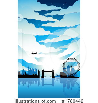 London Skyline Clipart #1780442 by cidepix