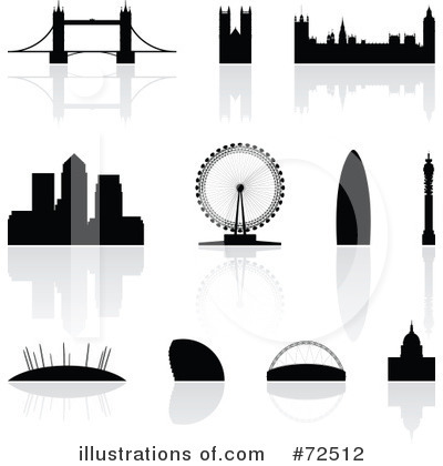 London Skyline Clipart #72512 by cidepix