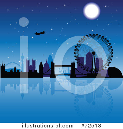 London Skyline Clipart #72513 by cidepix