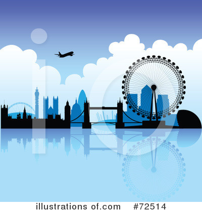 London Skyline Clipart #72514 by cidepix