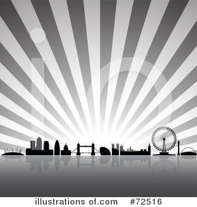 London Skyline Clipart #72516 by cidepix