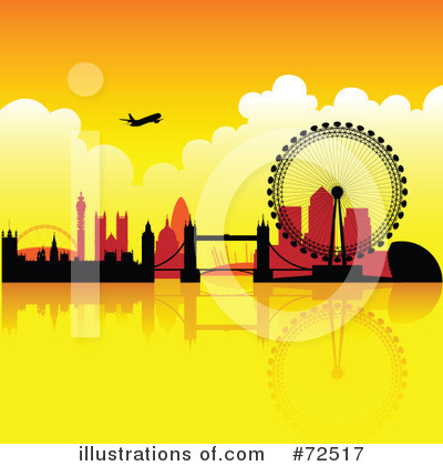 London Skyline Clipart #72517 by cidepix