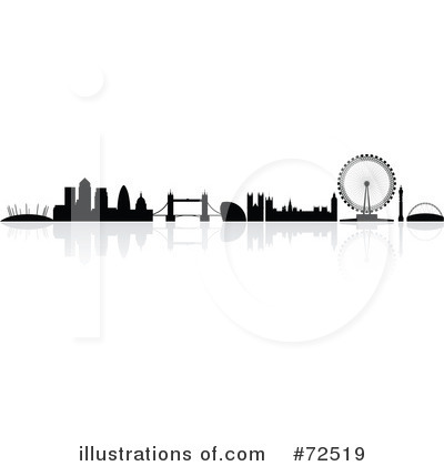 London Skyline Clipart #72519 by cidepix