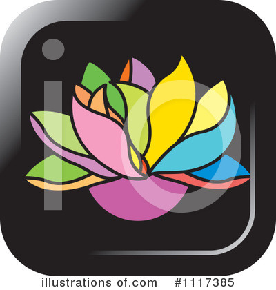 Royalty-Free (RF) Lotus Clipart Illustration by Lal Perera - Stock Sample #1117385