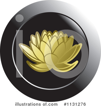 Royalty-Free (RF) Lotus Clipart Illustration by Lal Perera - Stock Sample #1131276