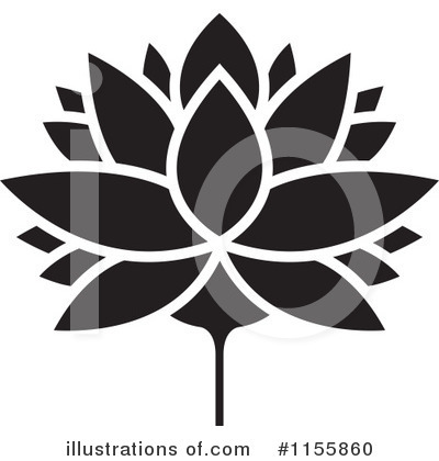 Royalty-Free (RF) Lotus Clipart Illustration by Lal Perera - Stock Sample #1155860
