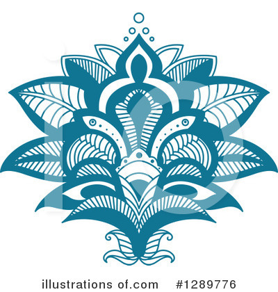 Royalty-Free (RF) Lotus Clipart Illustration by Vector Tradition SM - Stock Sample #1289776