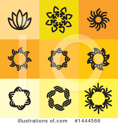 Royalty-Free (RF) Lotus Clipart Illustration by ColorMagic - Stock Sample #1444566