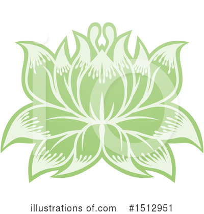 Lotus Flower Clipart #1512951 by AtStockIllustration