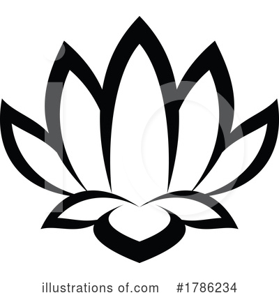 Royalty-Free (RF) Lotus Clipart Illustration by Vector Tradition SM - Stock Sample #1786234