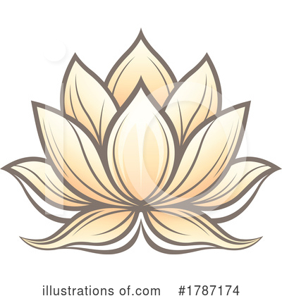 Royalty-Free (RF) Lotus Clipart Illustration by beboy - Stock Sample #1787174