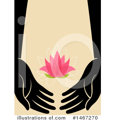 Royalty-Free (RF) Lotus Flower Clipart Illustration by BNP Design Studio - Stock Sample #1467270