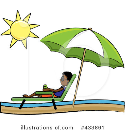 Beach Umbrella Clipart #433861 by Pams Clipart