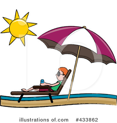 Beach Umbrella Clipart #433862 by Pams Clipart