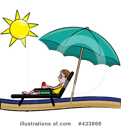 Beach Umbrella Clipart #433866 by Pams Clipart