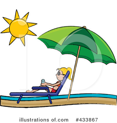Beach Umbrella Clipart #433867 by Pams Clipart