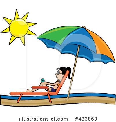 Beach Umbrella Clipart #433869 by Pams Clipart
