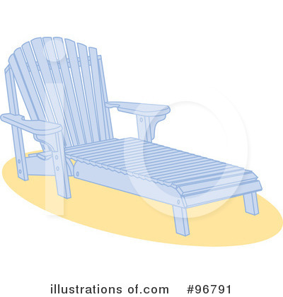 Royalty-Free (RF) Lounge Chair Clipart Illustration by Andy Nortnik - Stock Sample #96791