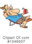 Lounging Clipart #1046937 by toonaday