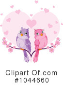 Love Birds Clipart #1044660 by Pushkin