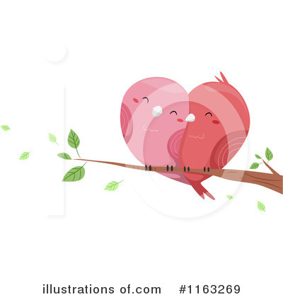 Love Birds Clipart #1163269 by BNP Design Studio