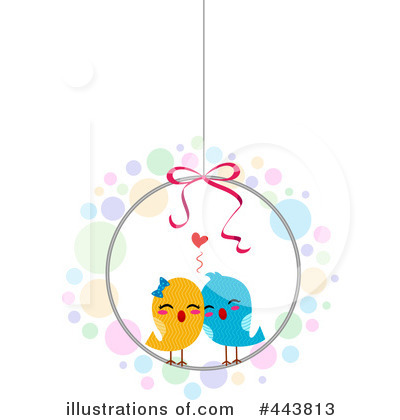 Royalty-Free (RF) Love Birds Clipart Illustration by BNP Design Studio - Stock Sample #443813