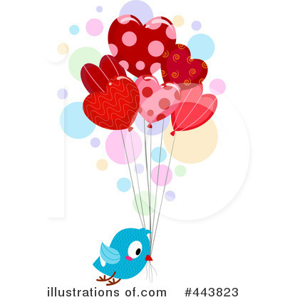 Royalty-Free (RF) Love Birds Clipart Illustration by BNP Design Studio - Stock Sample #443823