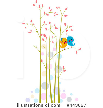 Royalty-Free (RF) Love Birds Clipart Illustration by BNP Design Studio - Stock Sample #443827