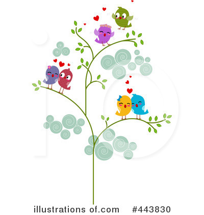 Love Birds Clipart #443830 by BNP Design Studio
