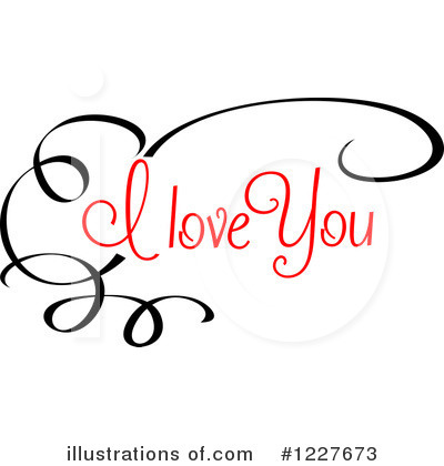 I Love You Clipart #1227673 by Vector Tradition SM