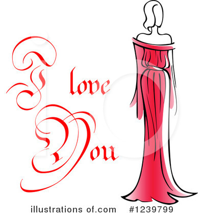 I Love You Clipart #1239799 by Vector Tradition SM