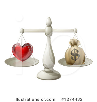 Money Bag Clipart #1274432 by AtStockIllustration