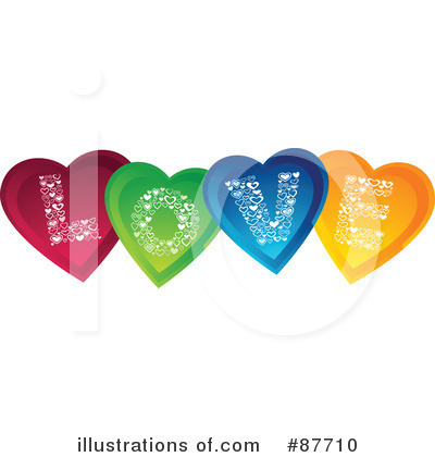 Royalty-Free (RF) Love Clipart Illustration by Qiun - Stock Sample #87710